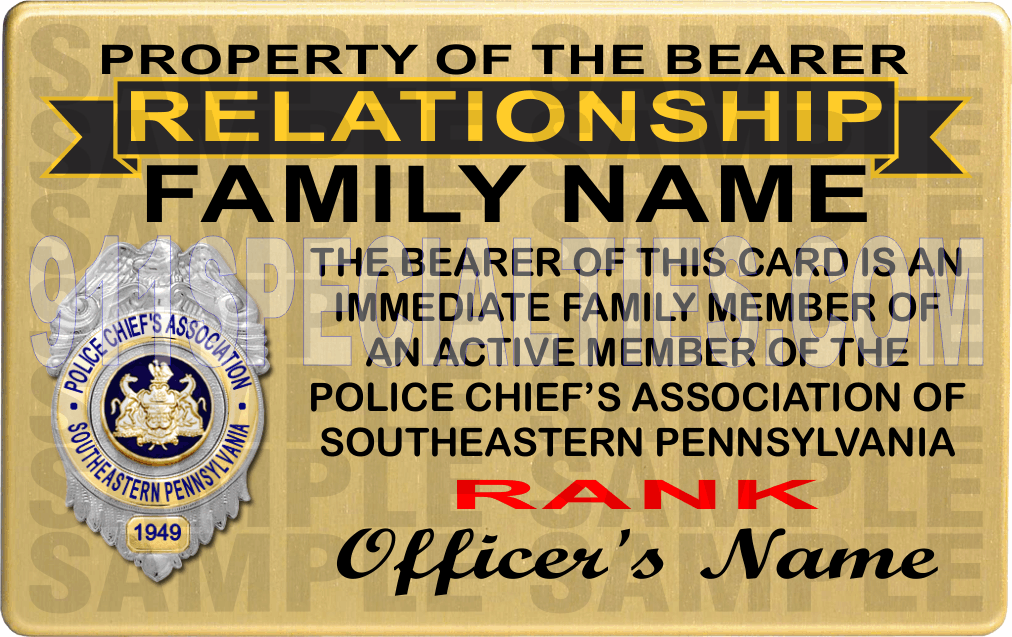 Police Gold Card | Cards
