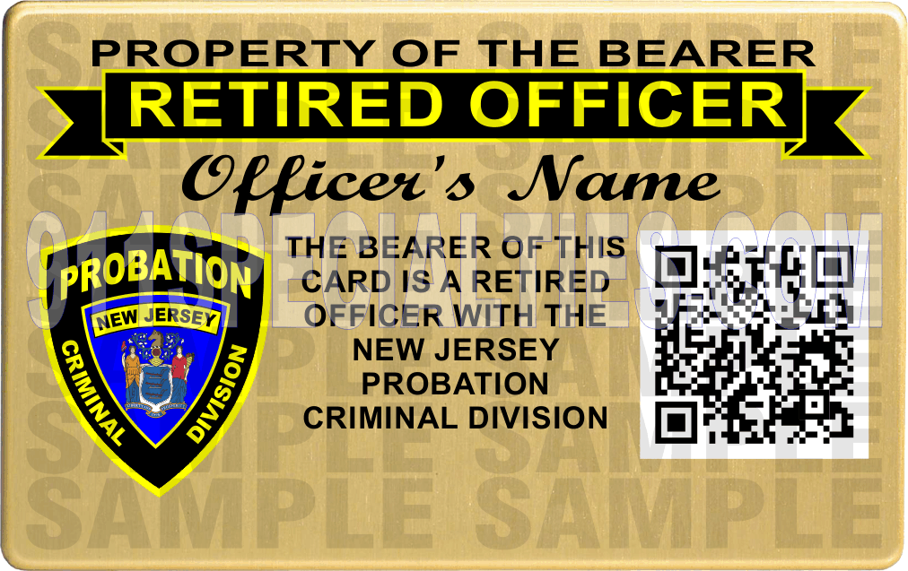 Police Gold Card | Cards